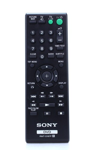 Sony rmt d187p - rmt-d187p, télécommande